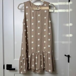 Blu Pepper raised dot dress